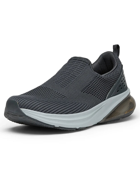 PORIUM Grey Men's Walking Shoes